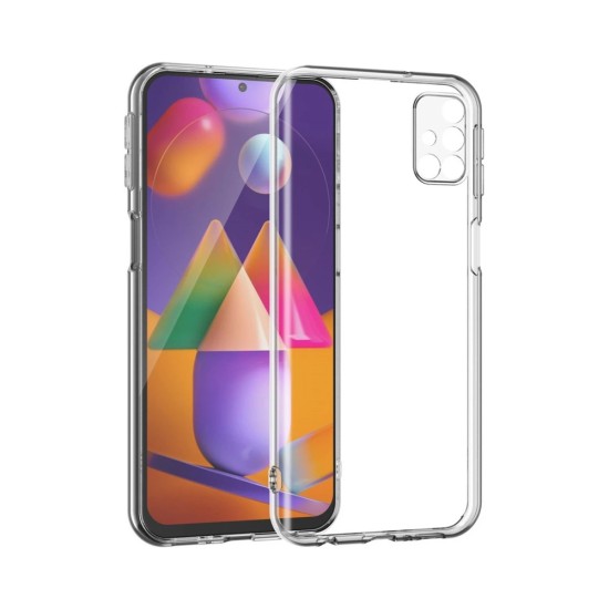 360º Silicon Case for Samsung Galaxy M51 Transparent